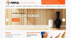 Desktop Screenshot of famal.com.br
